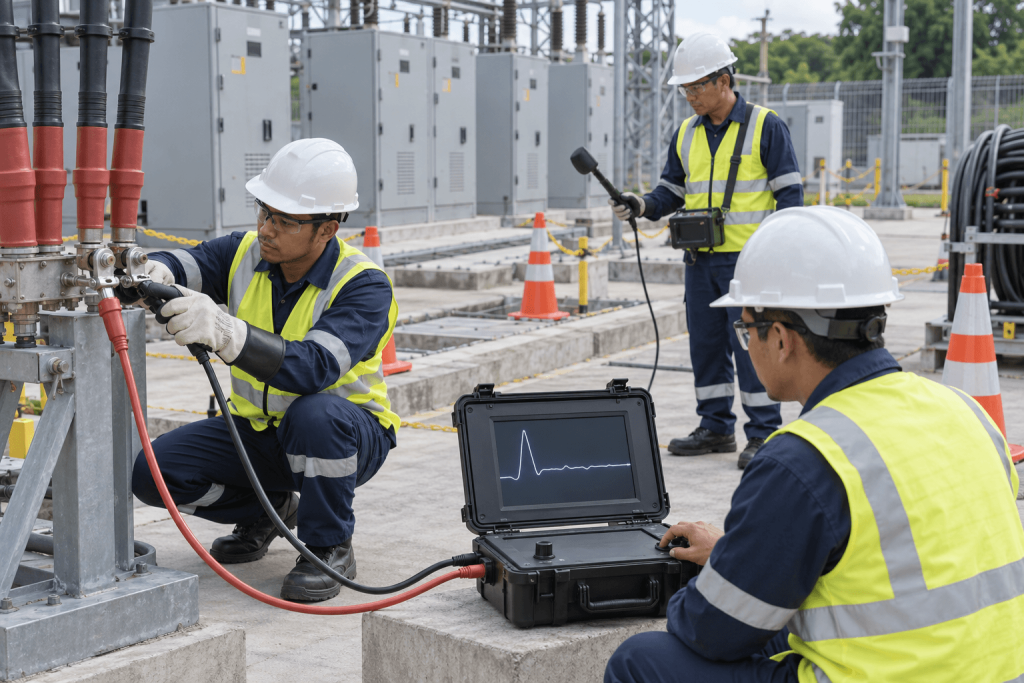 Cable Fault Locator untuk Kabel Tegangan Menengah: Aplikasi dan Batasannya