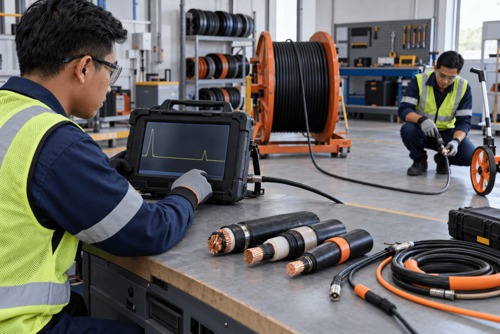 TDR (Time Domain Reflectometer): Panduan Kalibrasi Velocity Factor Kabel