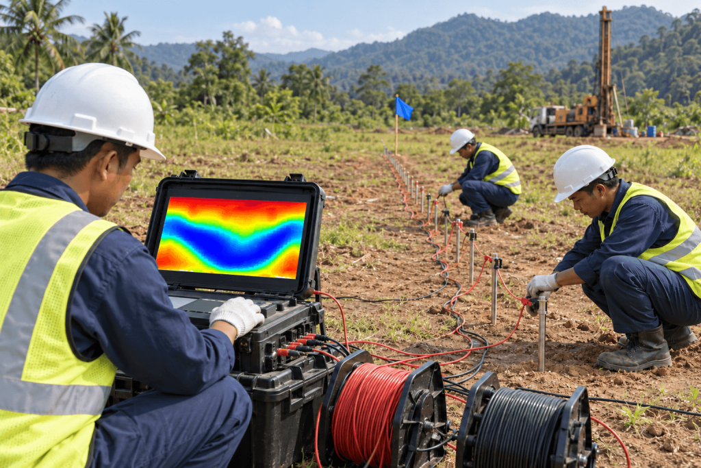 Jasa Geolistrik Air Tanah untuk Perencanaan Titik Sumur Bor