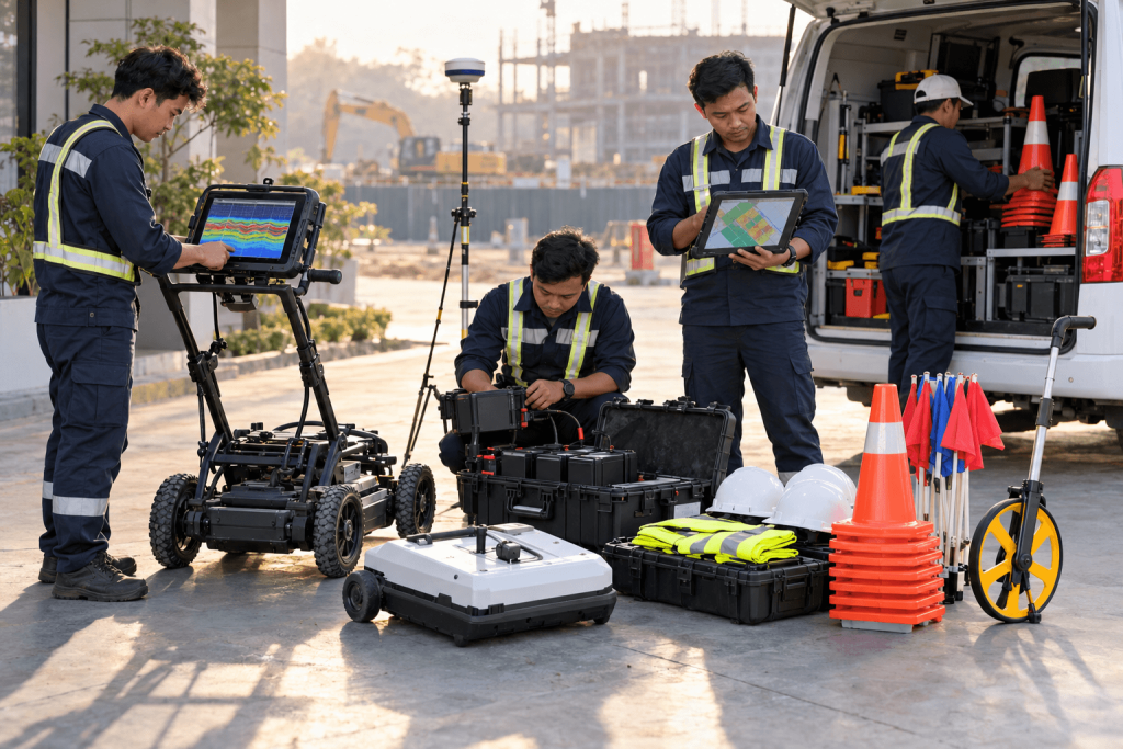 Persiapan Survey GPR: 8 Hal Wajib Sebelum Tim Turun Lapangan