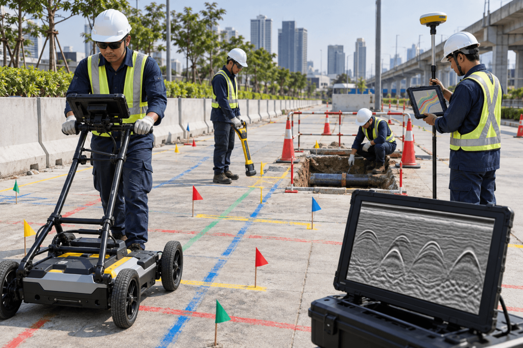 Standar Survey Utilitas Bawah Tanah: PAS 128 dan Quality Level